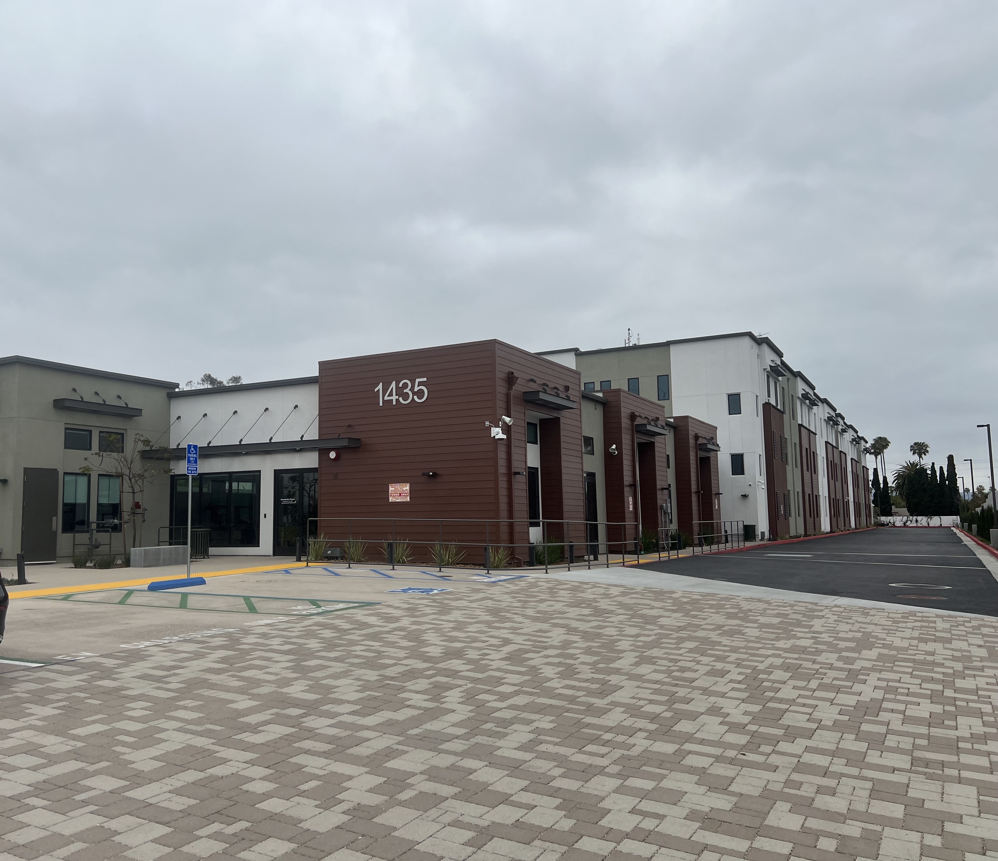 Front of Apartment Complex