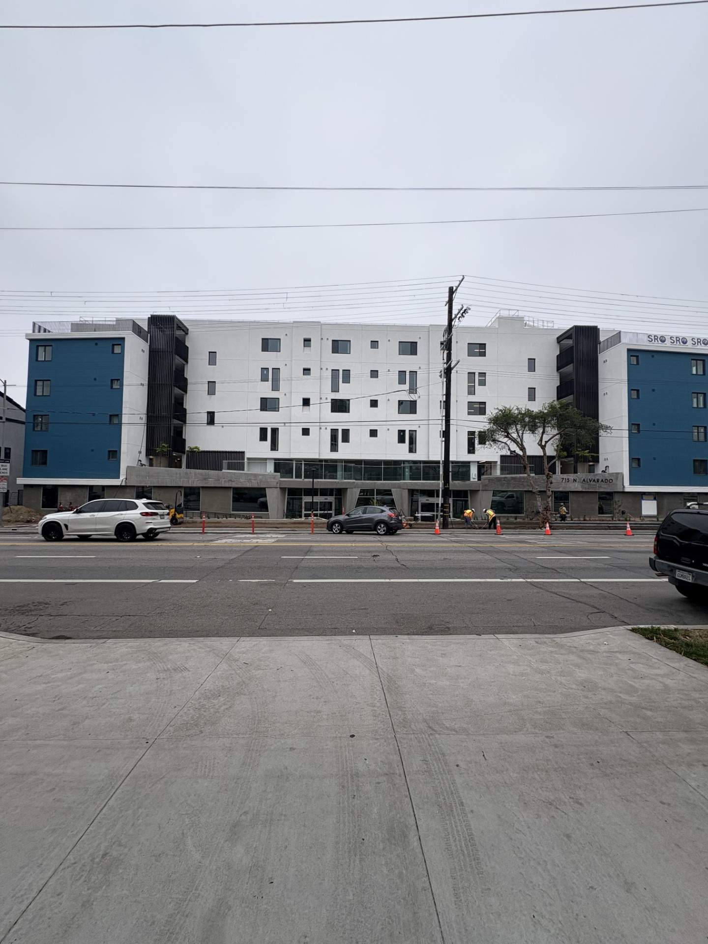 Photo of property; still under construction