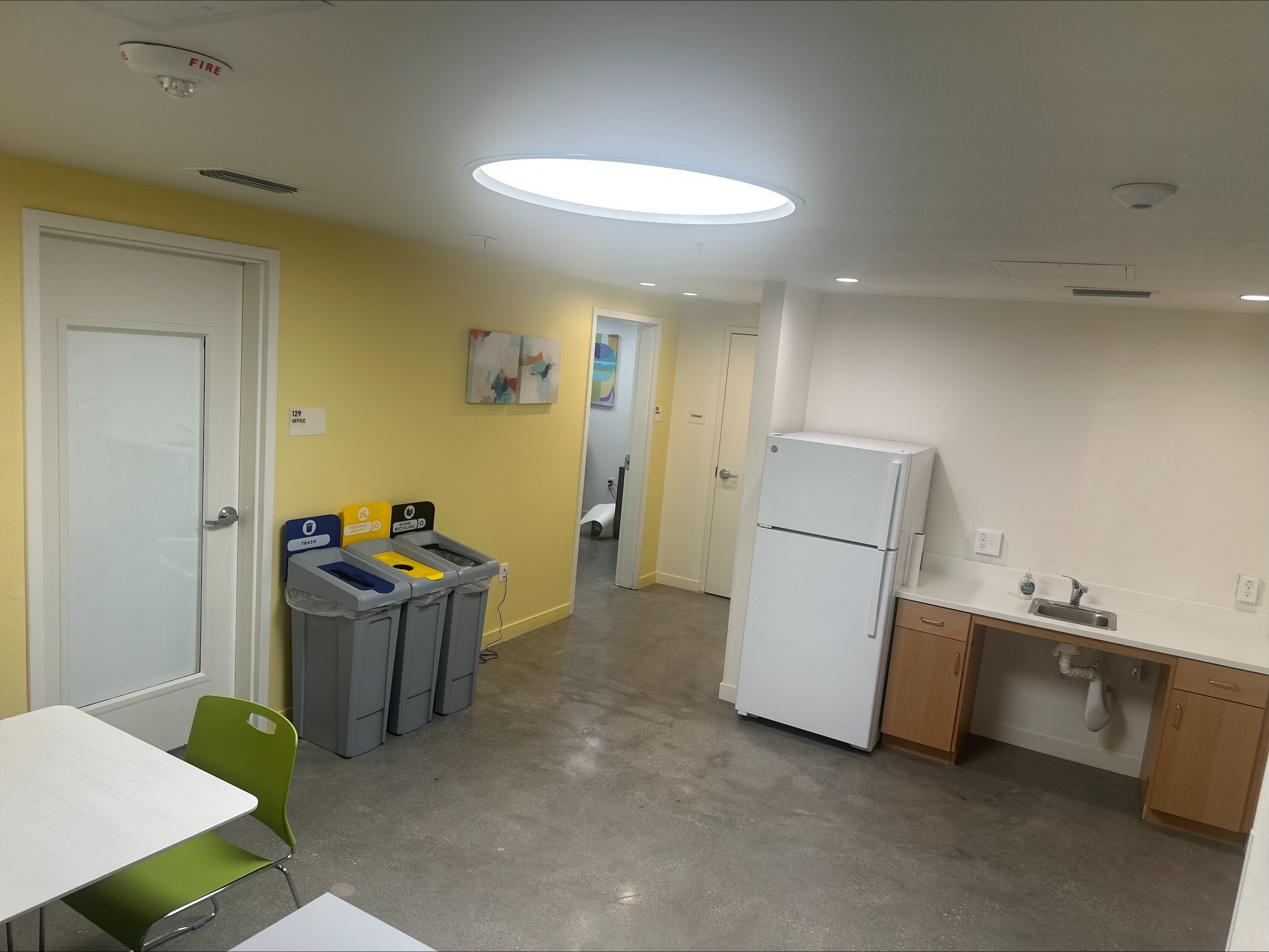 Photo of seating area for tenants 