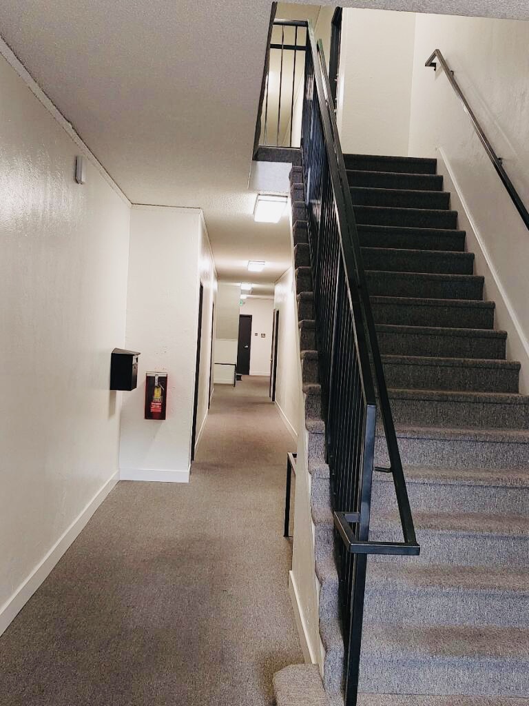 Photo of the hallway and stairway.