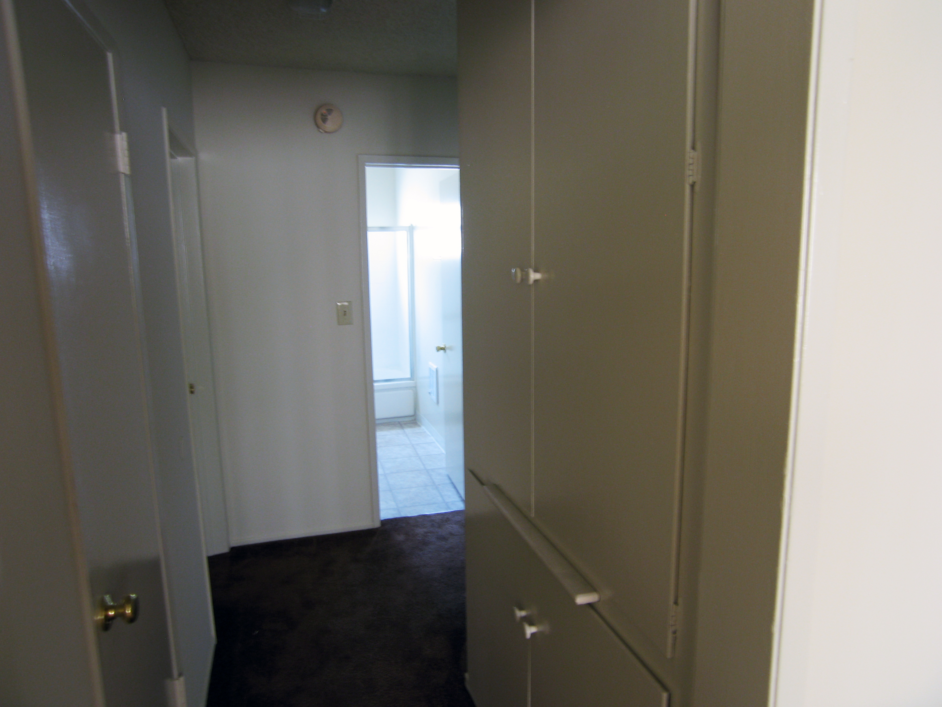 Image of the apartment hallway and closets