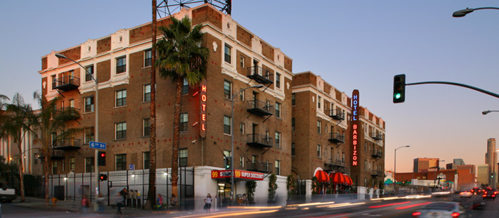 Barbizon Front of Building, main entrance