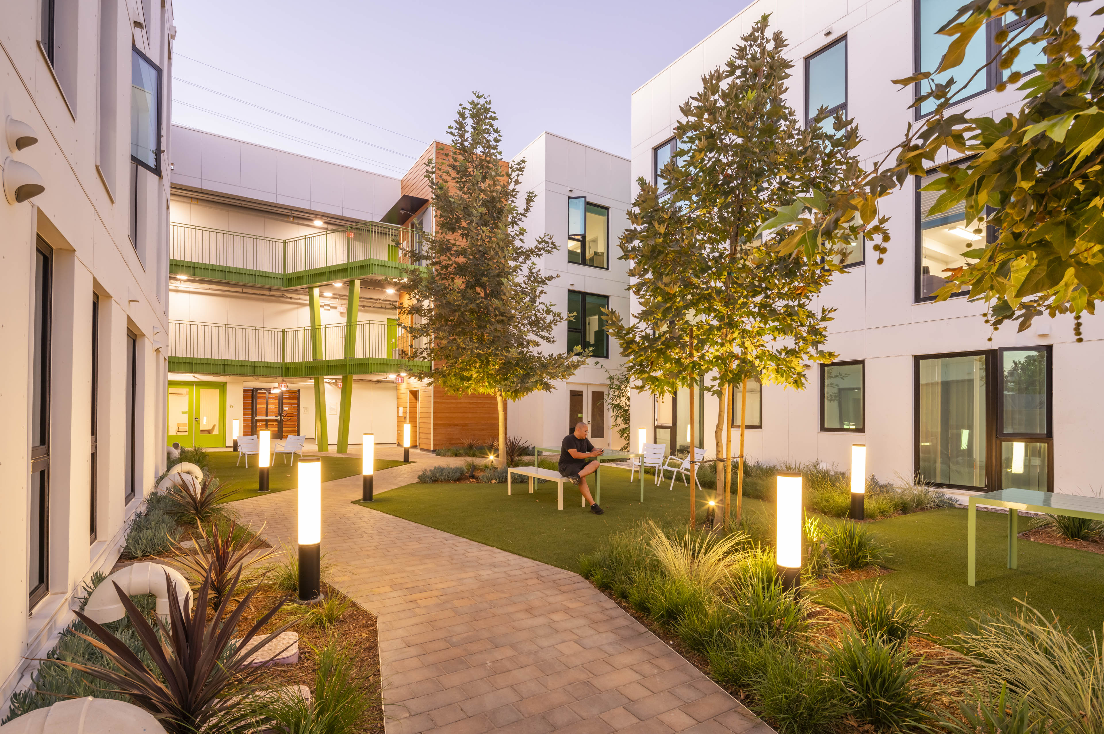 Building Court Yard View