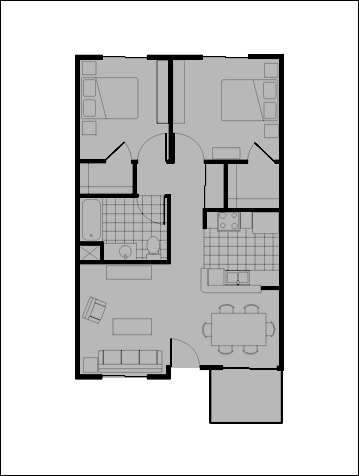 Image of apartment floorplan