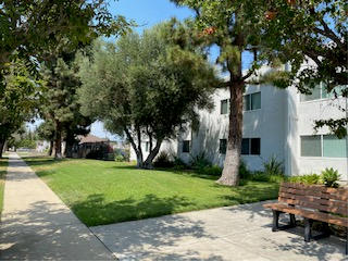 Street view of the apartment building