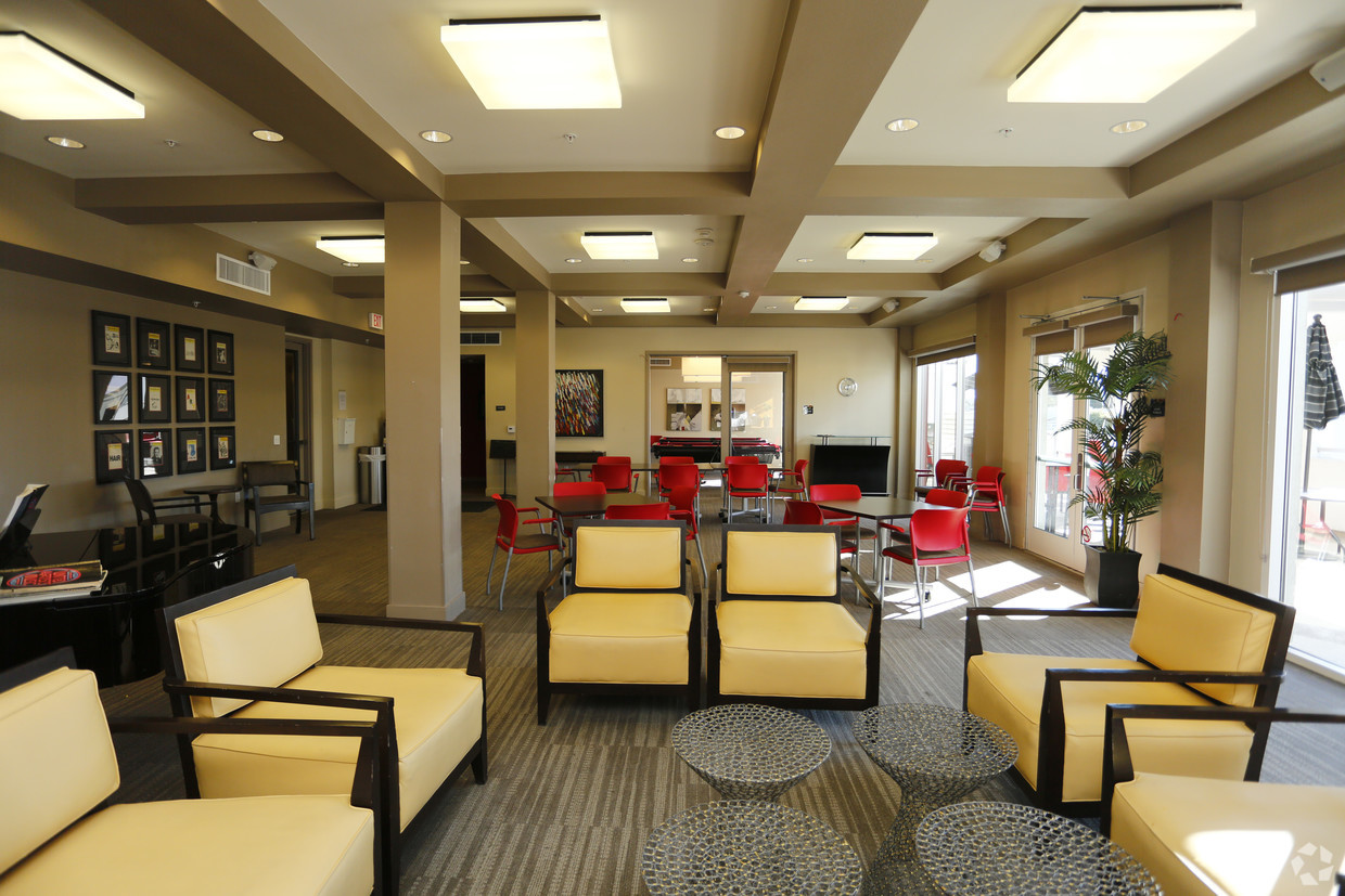 Image of the building lounge equipped with furniture