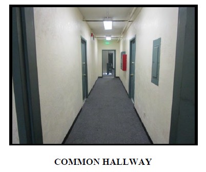 Interior Hallway to units