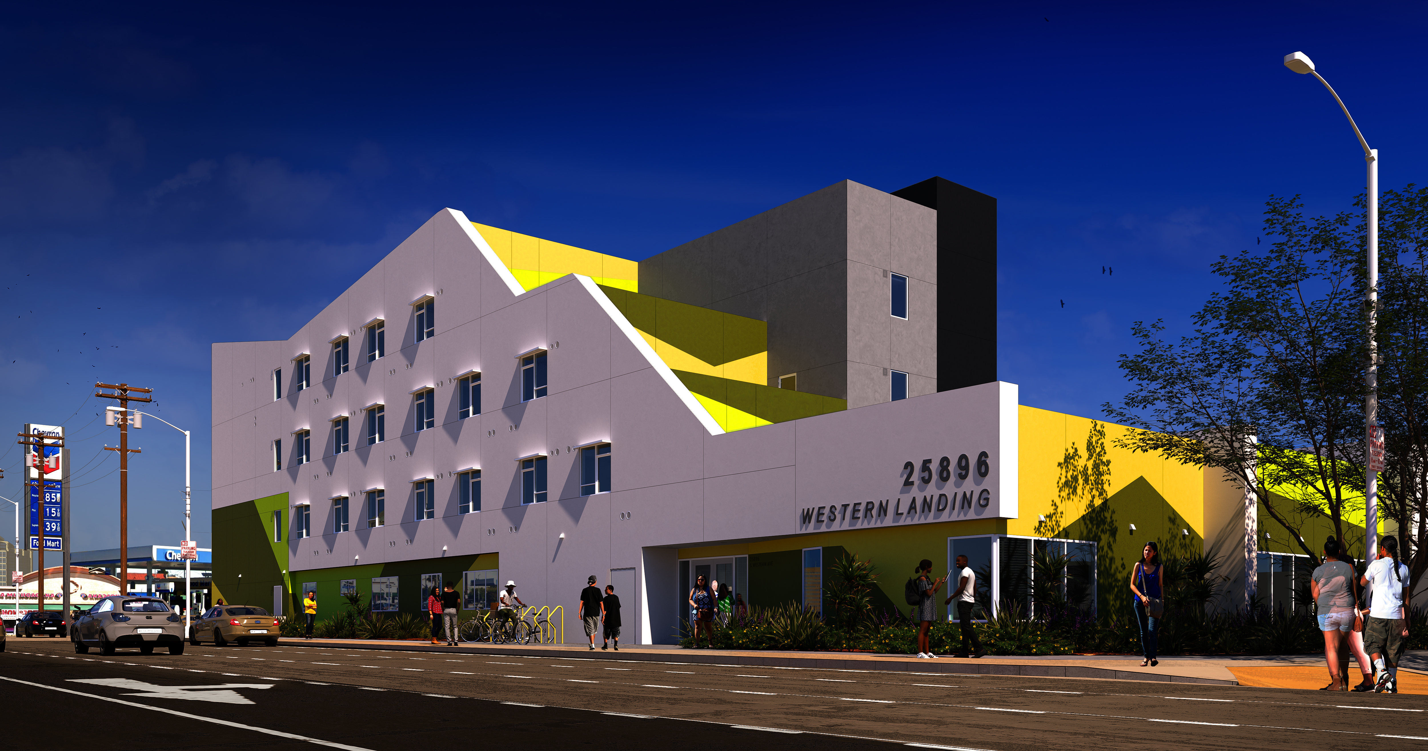 Western Landing Rendering