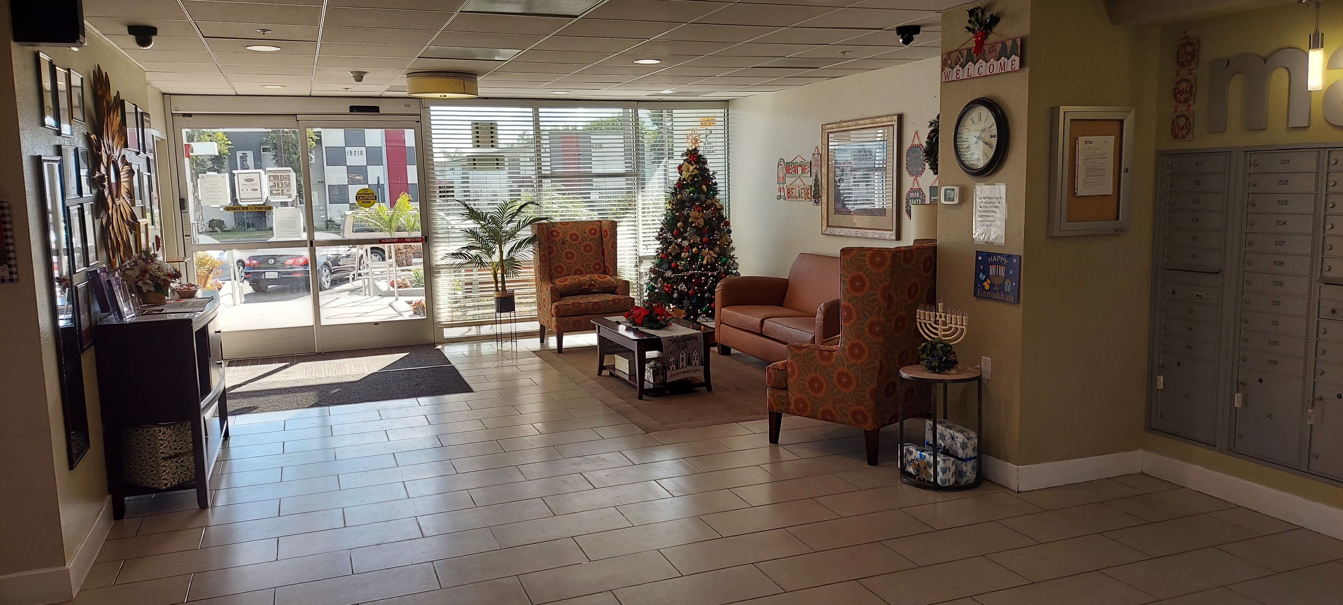 Vistas Lobby Rear Entrance View