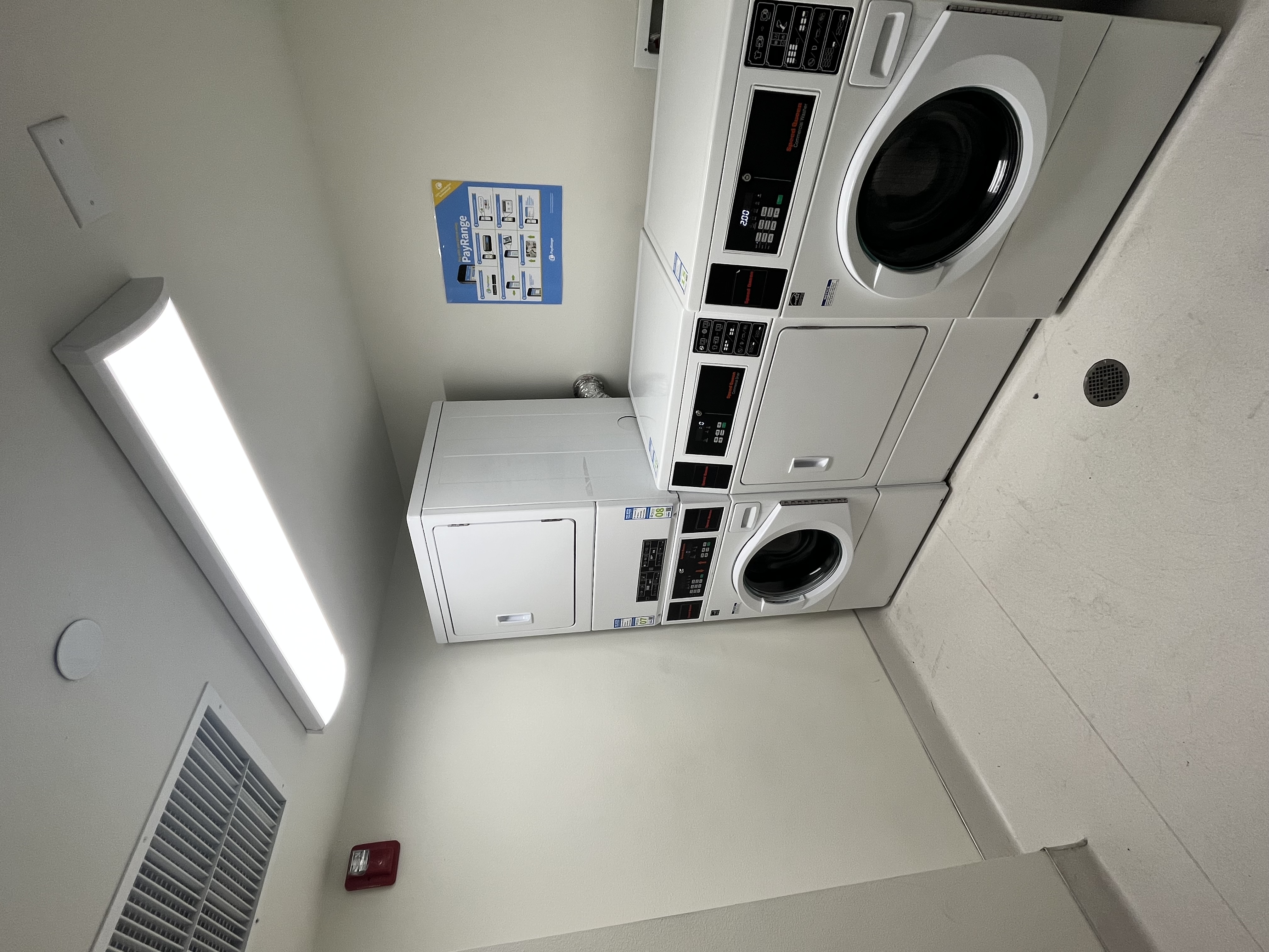 The property consists of four floors, with a laundry room available on each floor.