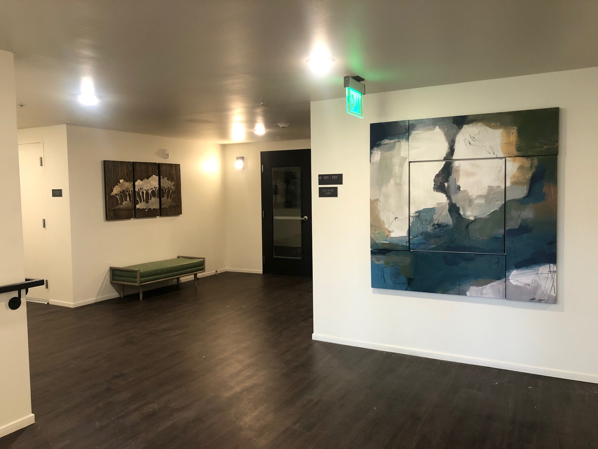 Photo of the Front Lobby entrance to the Property Manager's office.