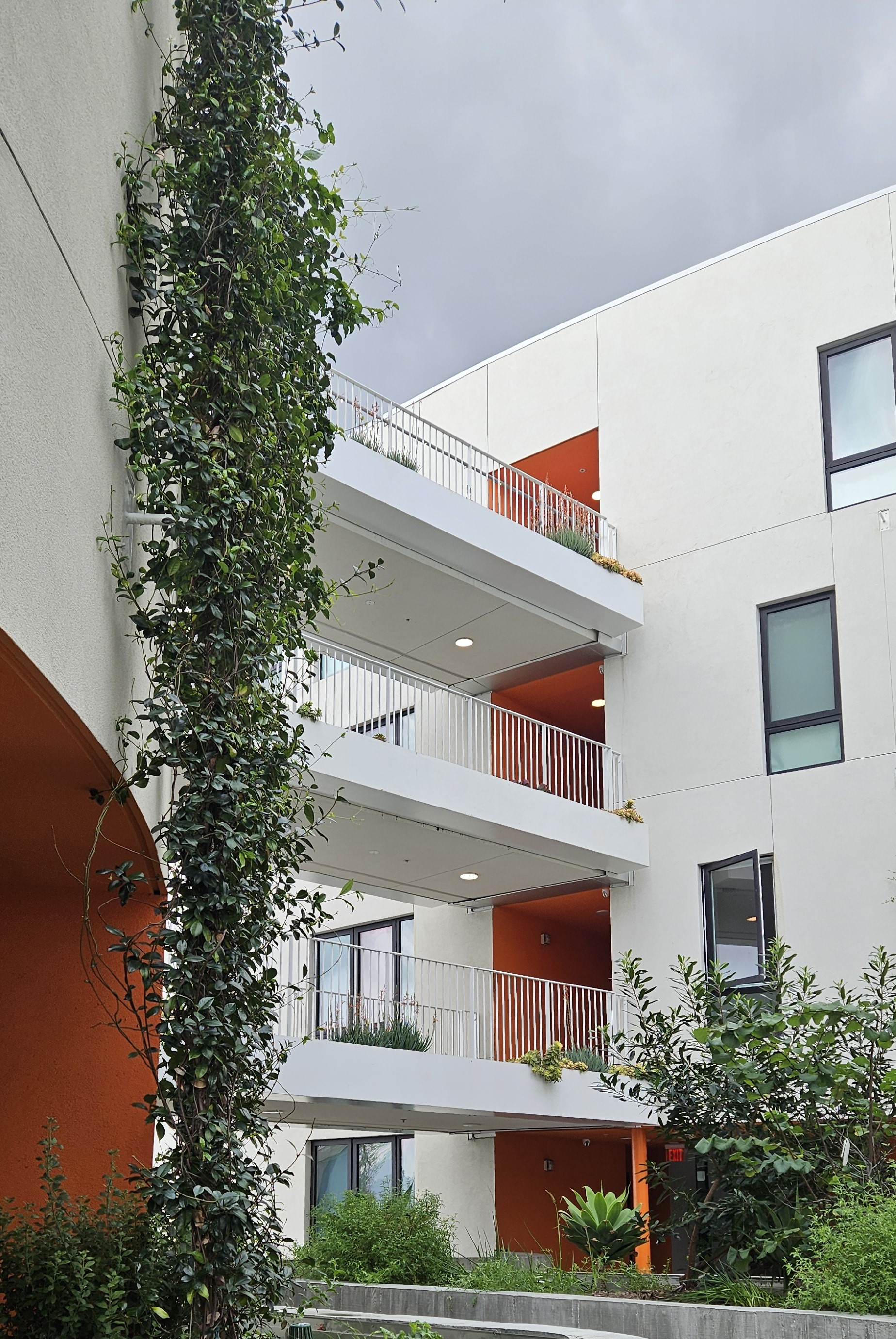 exterior of the building