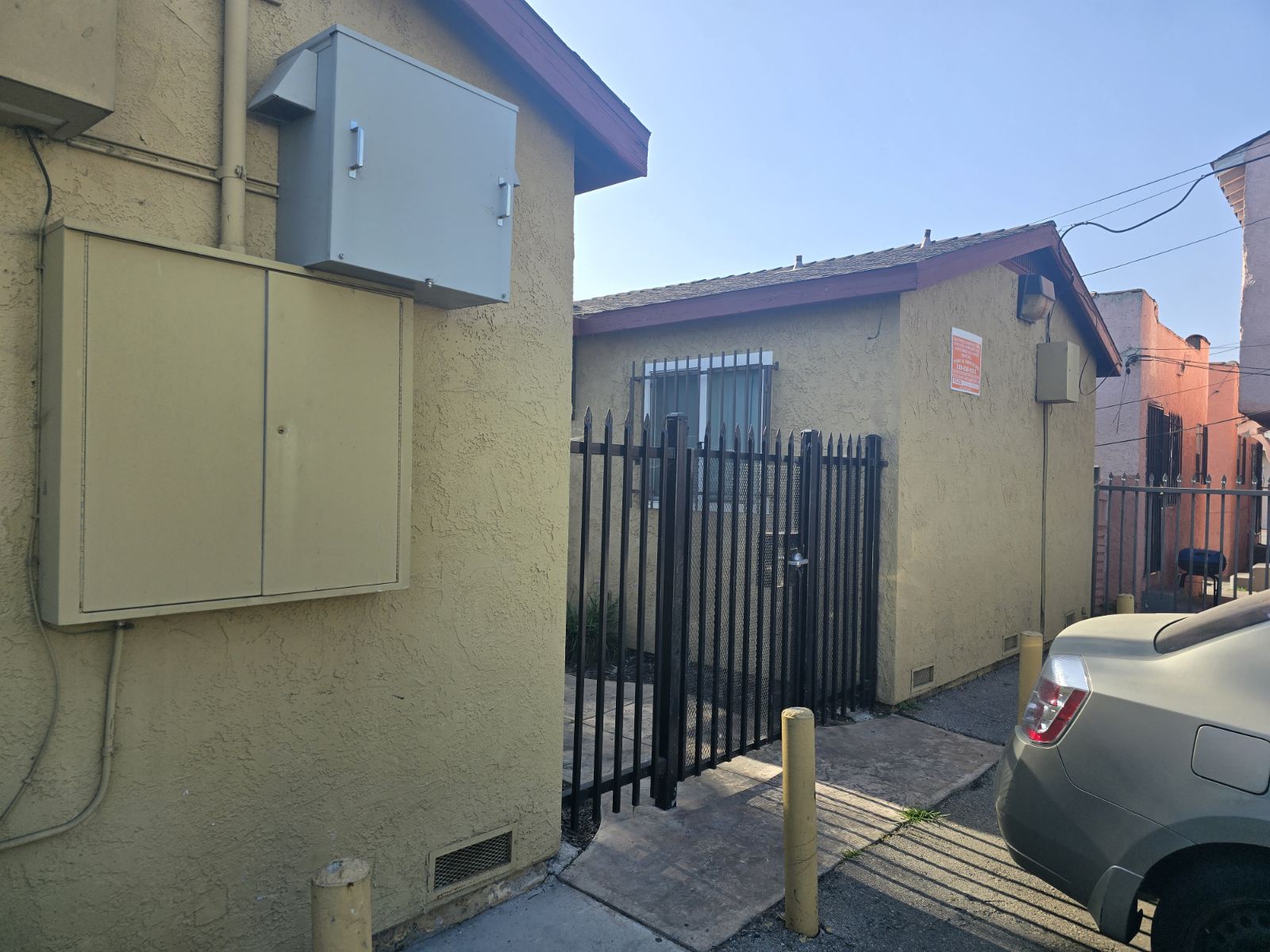 Exterior secured gate