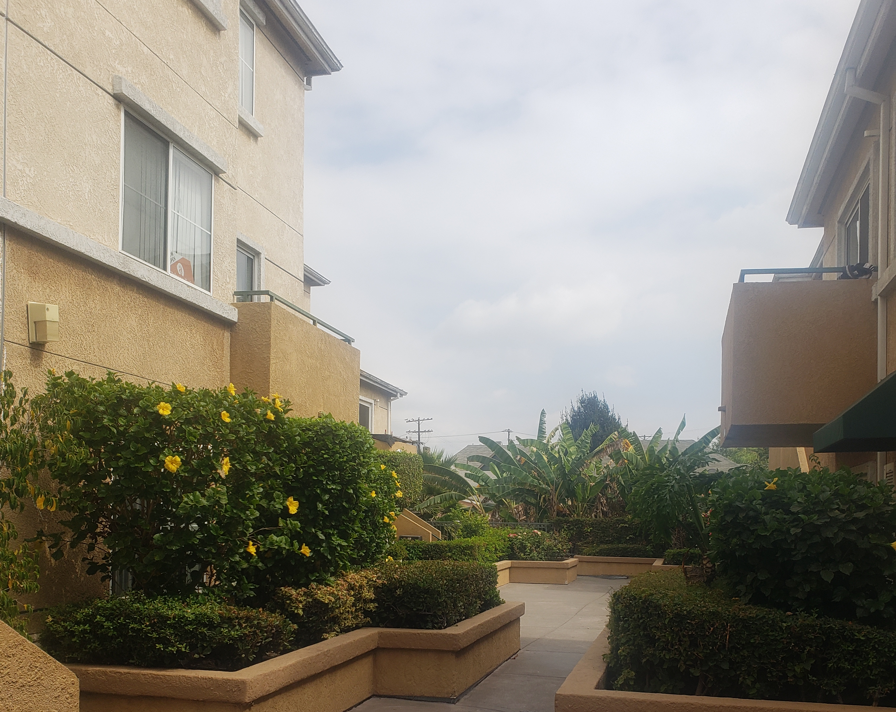 Photo of courtyard of multi-level building