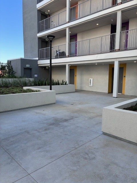 Photo of inside of the court yard. 