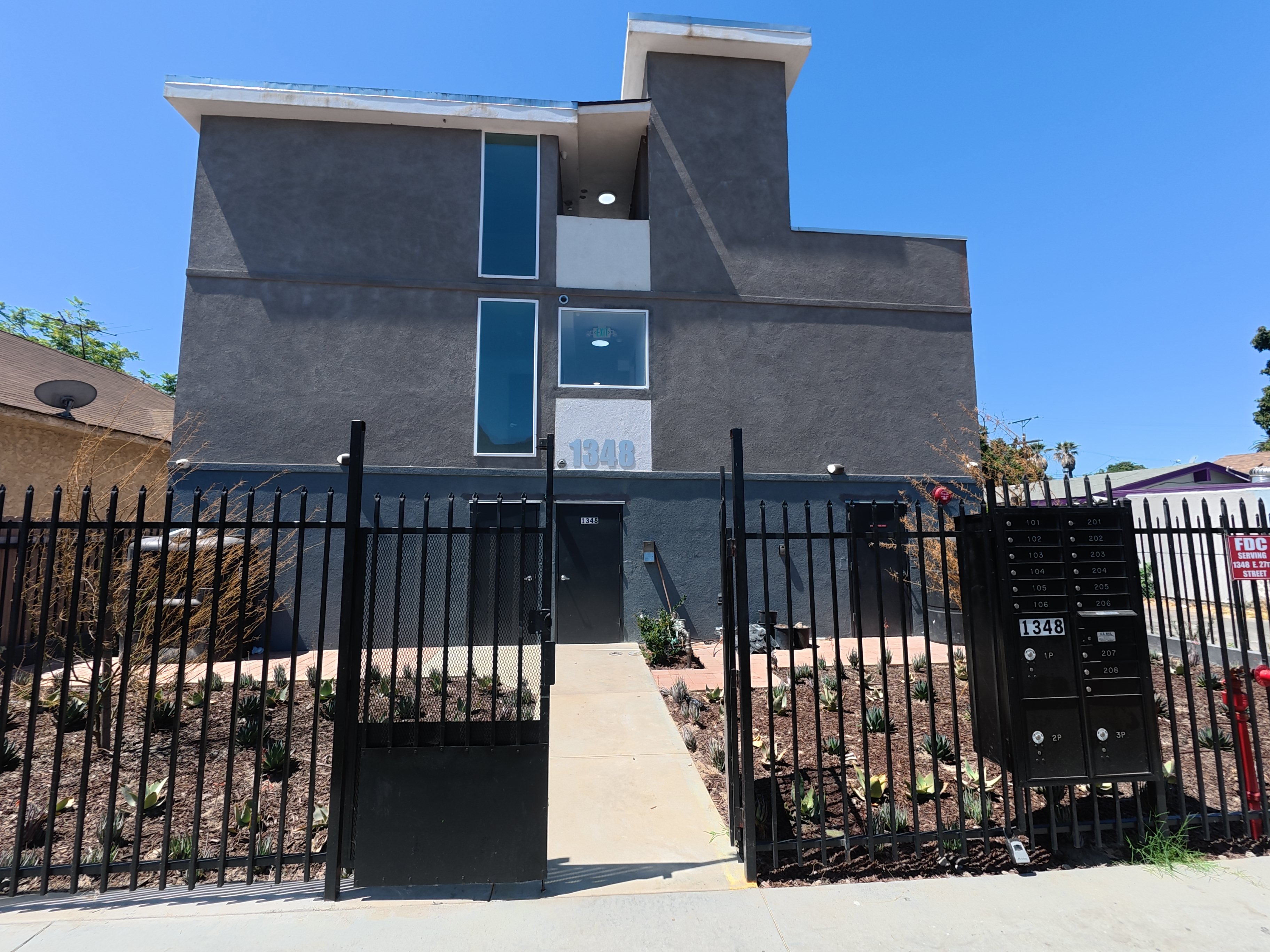 Photos of Exterior and Unit Sample