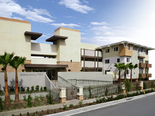 Street view of a proposed project