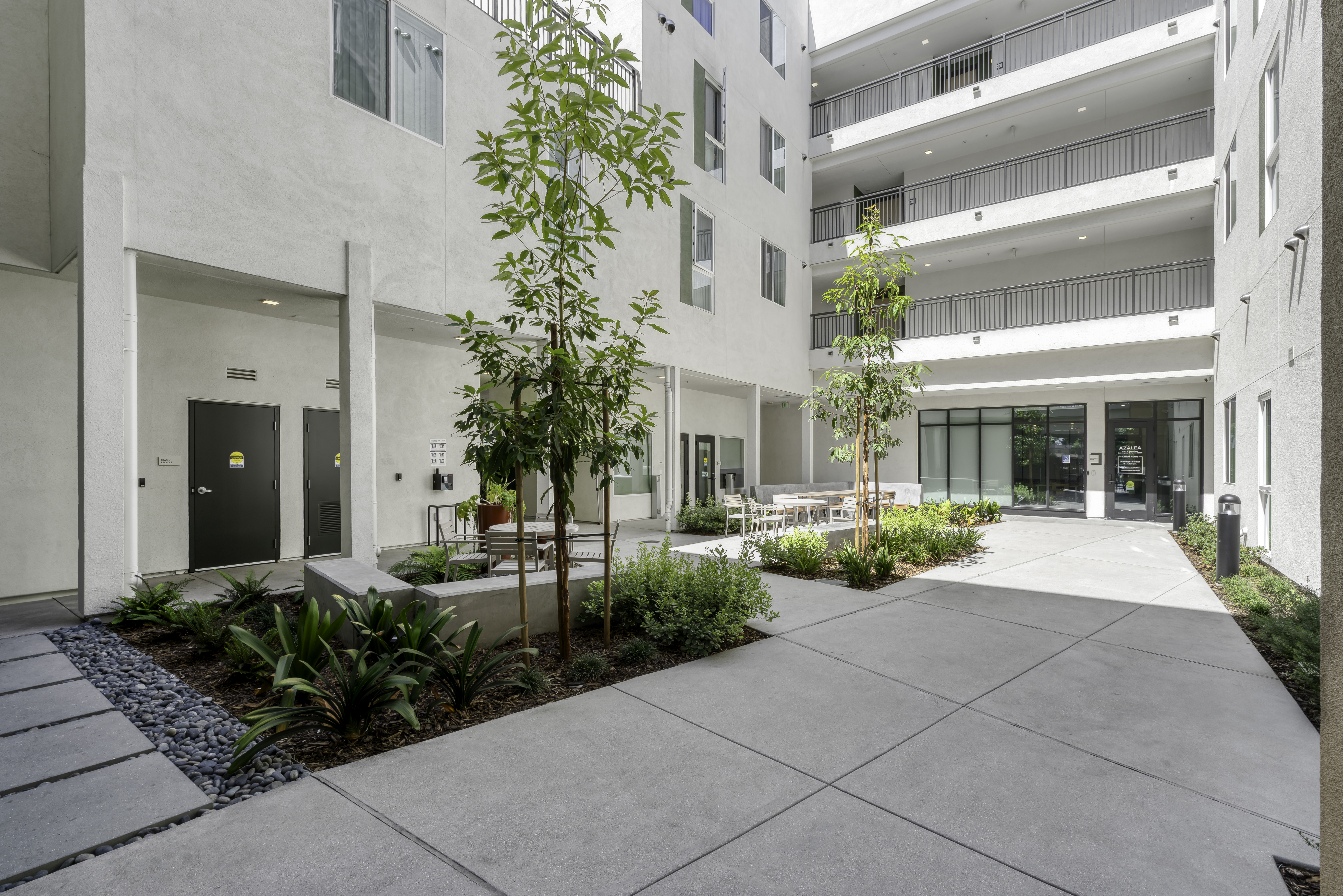 The Common Area.  The courtyard within the building.