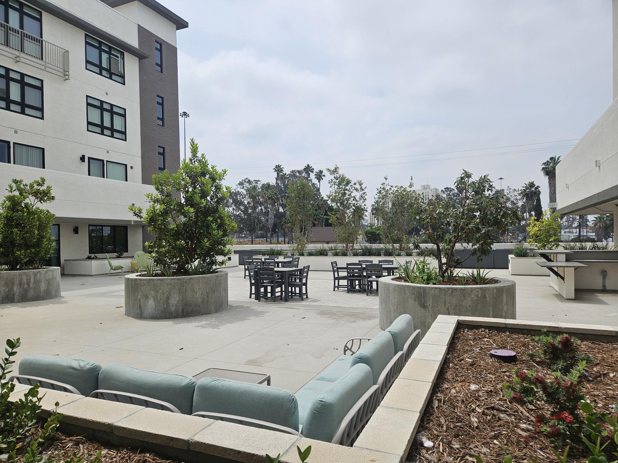 Courtyard of the Property