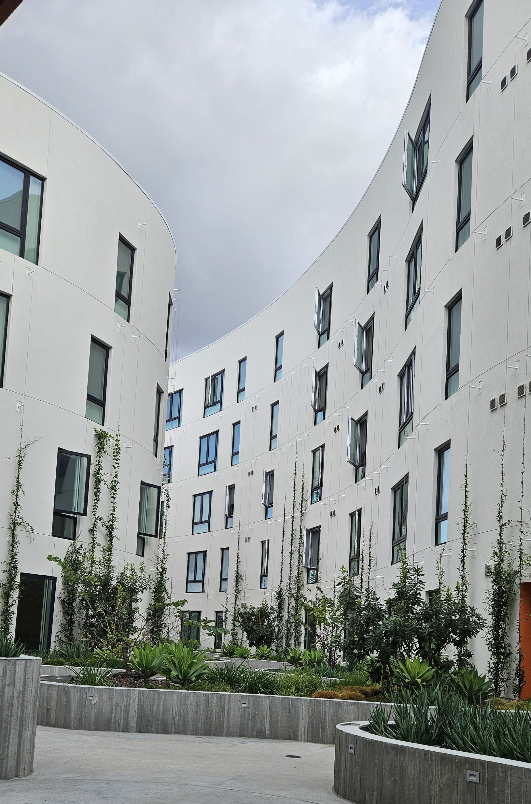 Exterior of the building